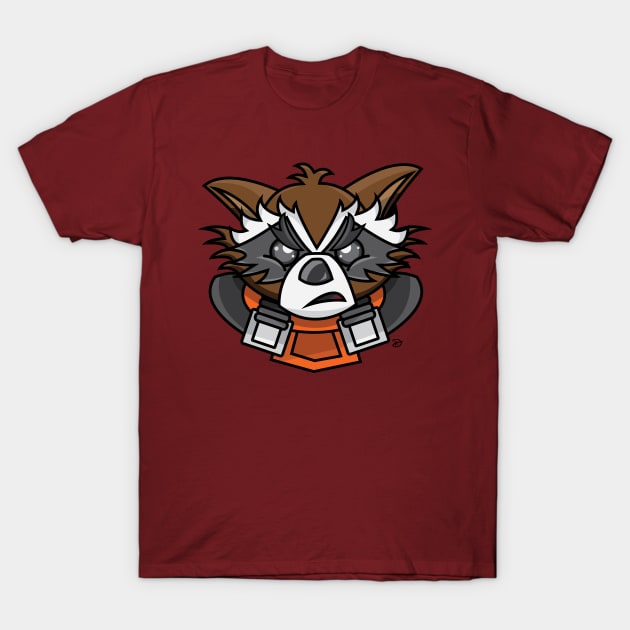 Rocket Raccoon T-Shirt by dhartist